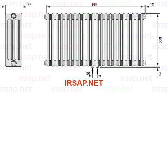 Радиатор IRSAP Tesi 51000/22 T50 CL 01